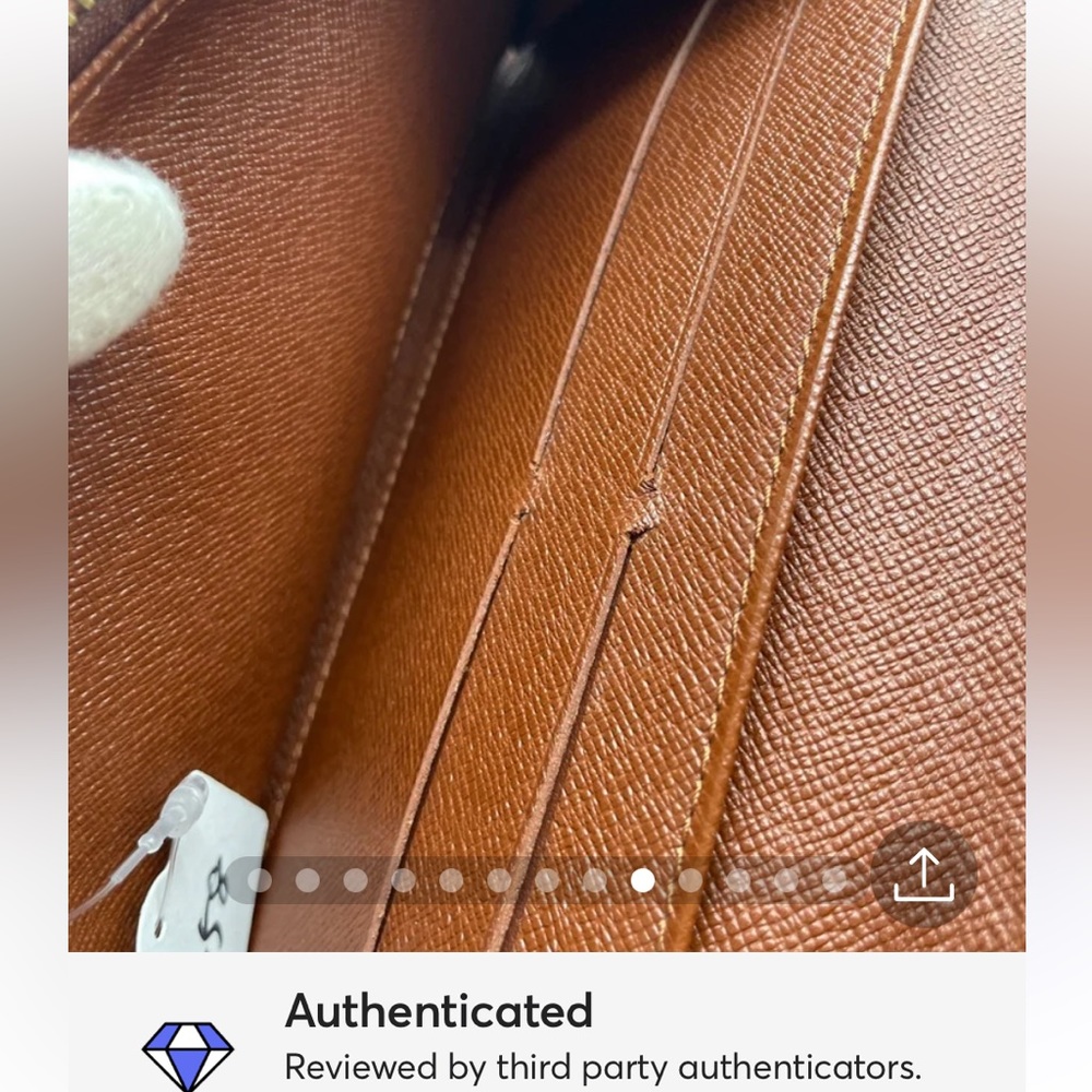 Louis Vuitton monogram Sarah Wallet - Picture 7 of 11